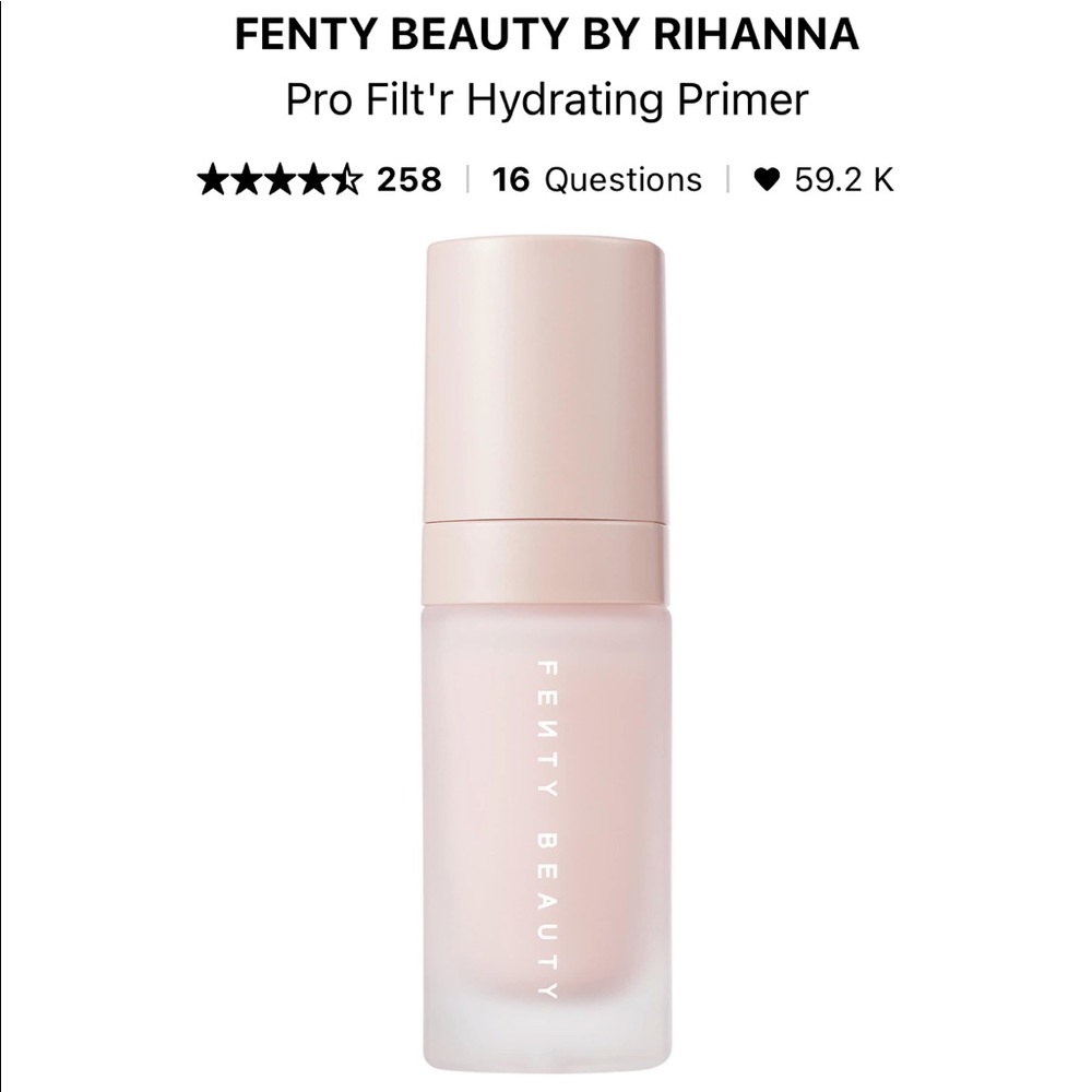Fenty Beauty Pro Filt’R hydrating primer